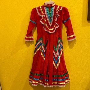 Petite woman size Cinco de Mayo dress